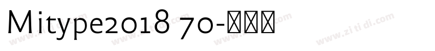 Mitype2018 70字体转换